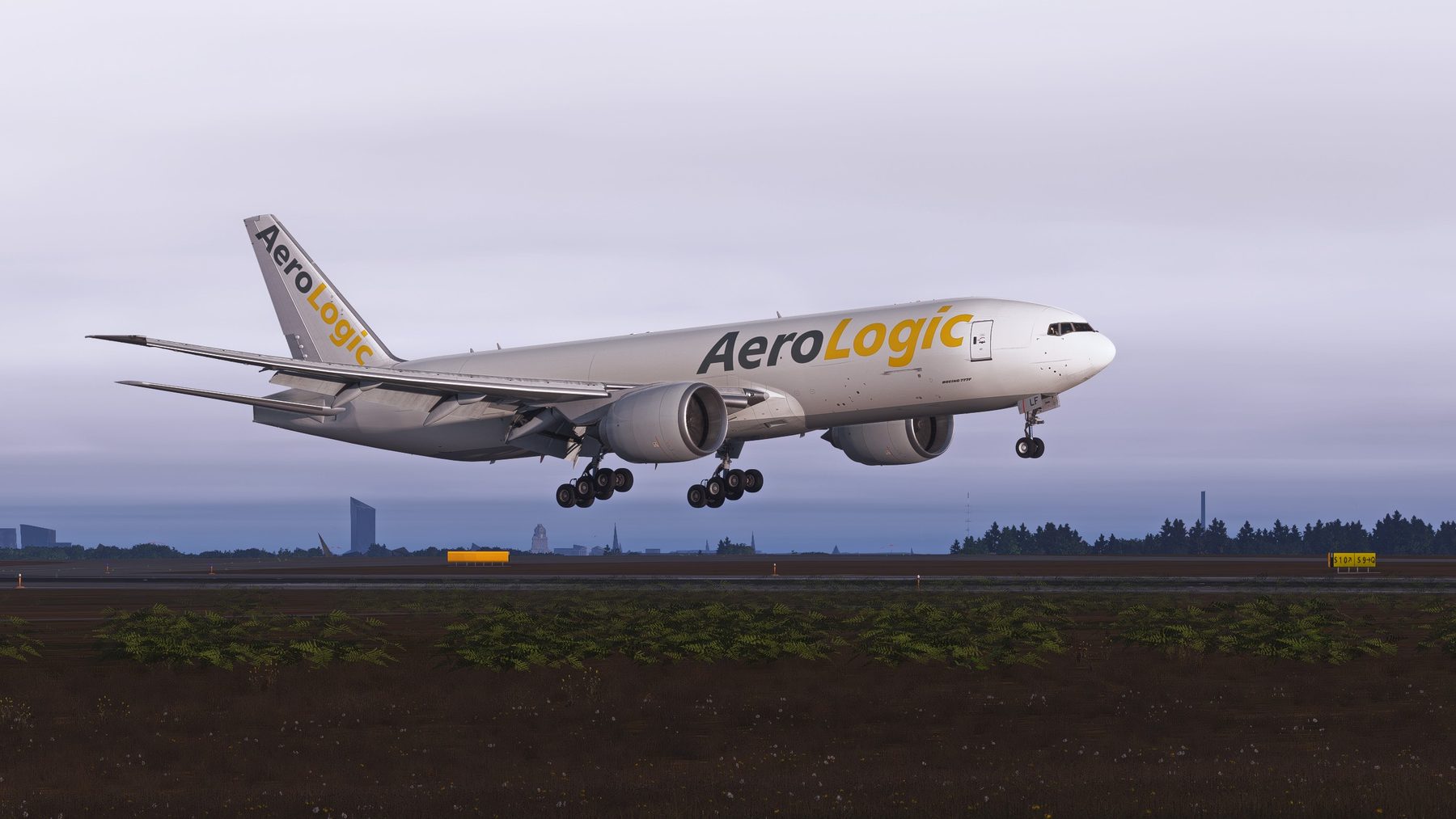 777F im Anflug